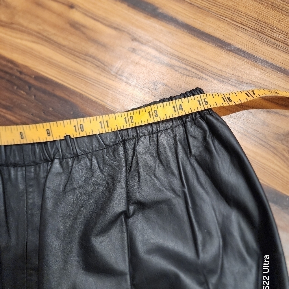 Vintage Leather Pull-on Pants - Picture 10 of 11